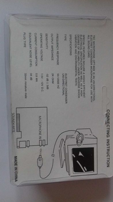 Mikrofon komputerowy CPT-9GX.
