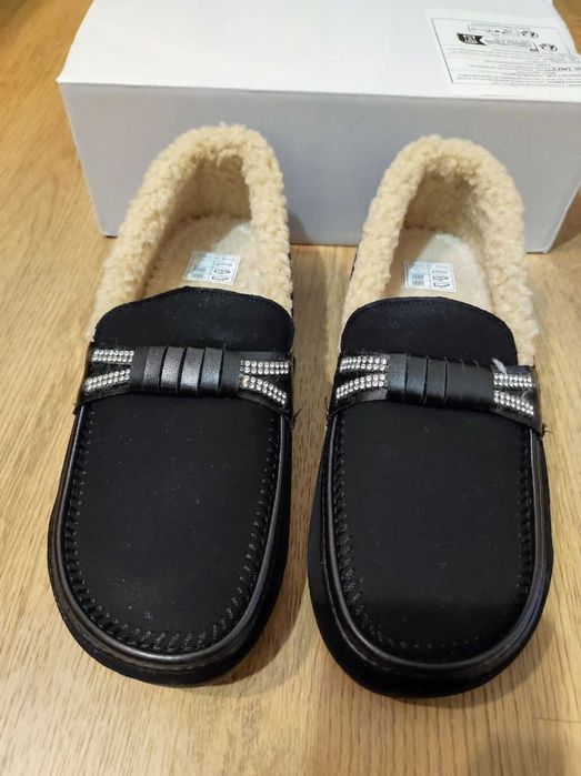 Мокасини жіночі на хутрі р.36