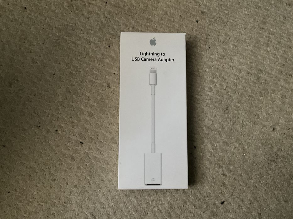Apple Lightning adapter to USB Camera