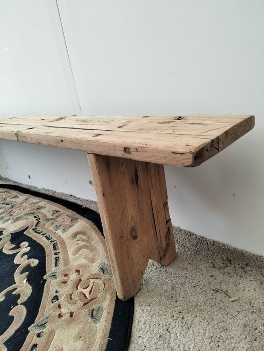Ławka stara drewniana mocna 250cm