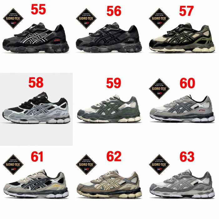 ВСЯ КОЛЕКЦІЯ‼️Кросівки чоловічі Asics Gel- NYC  Унісекс Преміум Gore-Tex GTX