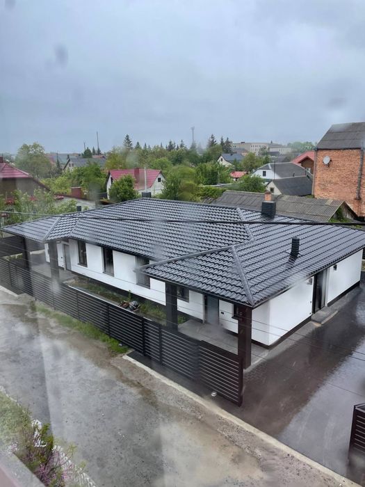 Новий дуплекс у сучасному стилі — утеплення, дах, стяжка, газ