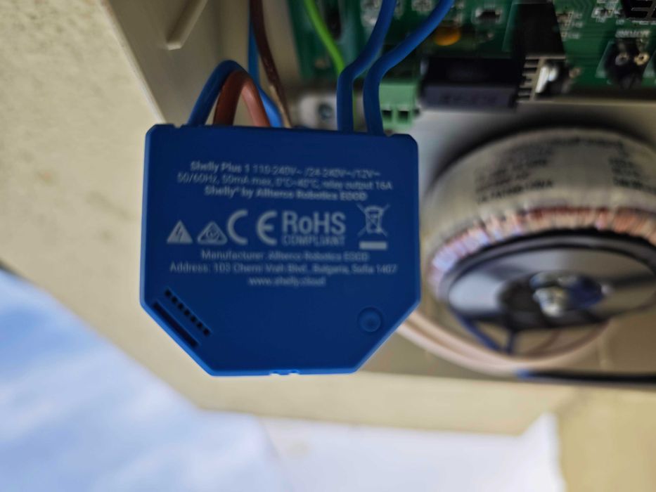 Shelly Plus 1 (Alexa e Google Home) (iOS e Android)
