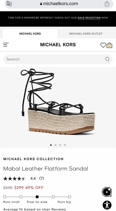 Michael Kors босоніжки 37