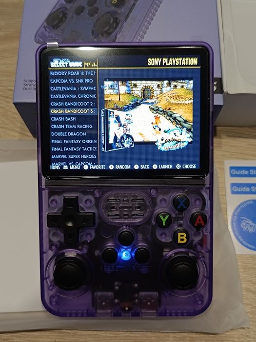 Konsola przenośna r36s ORYGINAŁ+ Etui + Folia NOWA Gameboy PS1 Pegasus