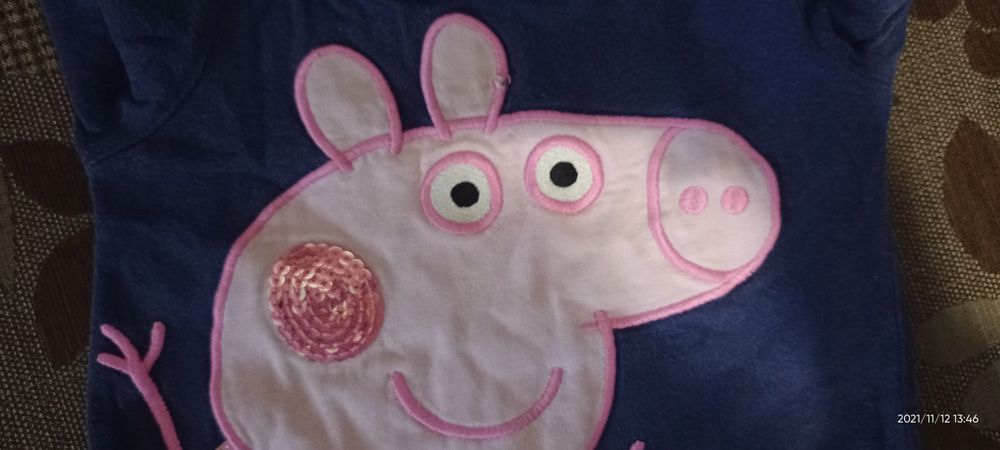 Кофточка туника peppa pig