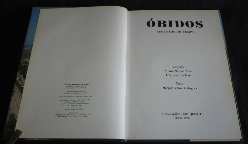 Livro Óbidos Recantos do Tempo