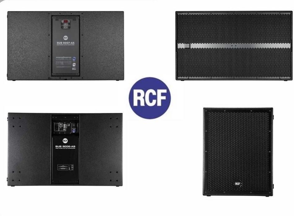 Сабвуфери RCF SUB 8004-AS 8006-AS SUB 9004-AS SUB 9006-AS SUB 9007-AS