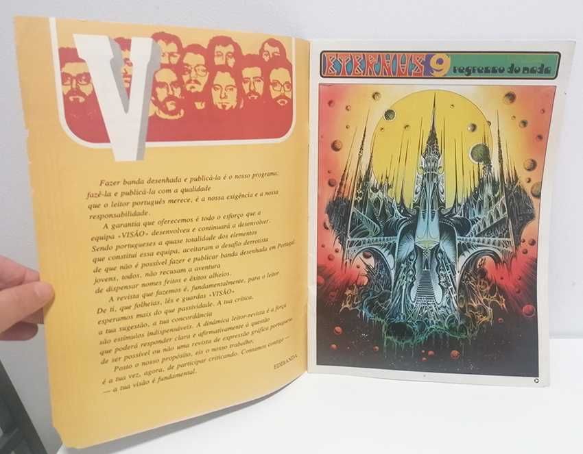 Revista de Banda Desenhada Visão - N. 1 - 1975