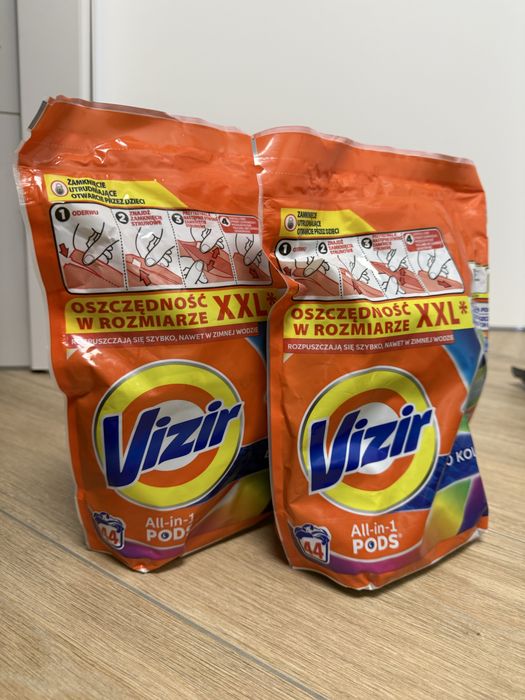 2 paczki kapsulki Vizir Color XXL