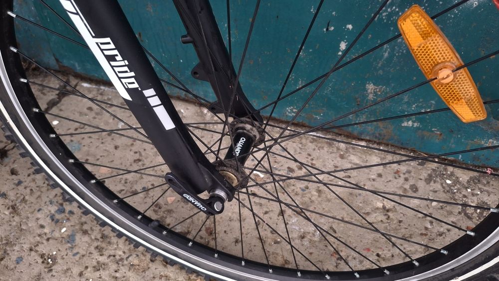 Велосипед алюминиевый Pride 26 (состояние нового)