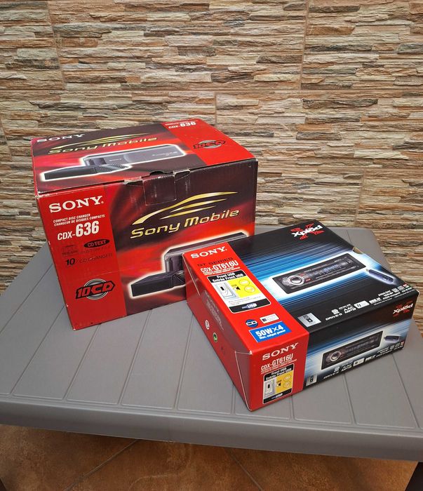 Автомагнітола SONY CDX-GT616U + SONY CDX636. Оригінал.