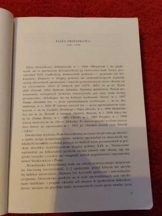 Arcydzieła nowelistyki pozytywizmu Język polski vademecum