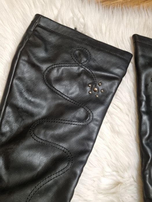 Kozaki damskie czarne 39