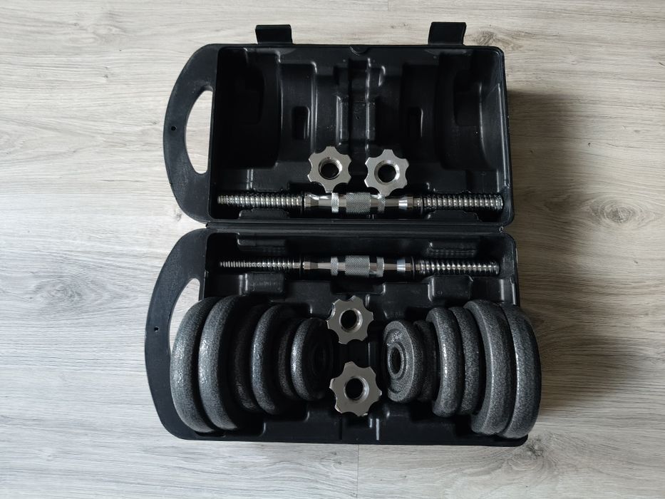 Zestaw hantli żeliwnych 2 x 10kg