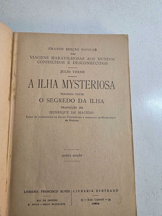 PA1 - A Ilha Misteriosa 3ª parte o segredo da ilha - Julio Verne