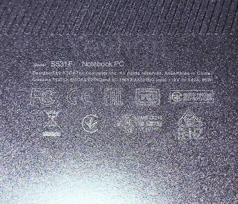 Asus VivoBook S15 S531F (ENG, UKR, RUS keyboard)64740937456643124