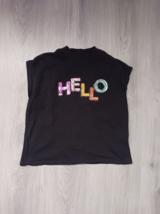Koszulka HELLO cropp rozm. S