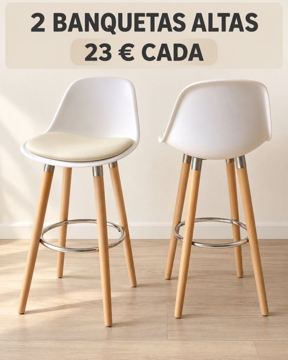 Banqueta alta para bancada