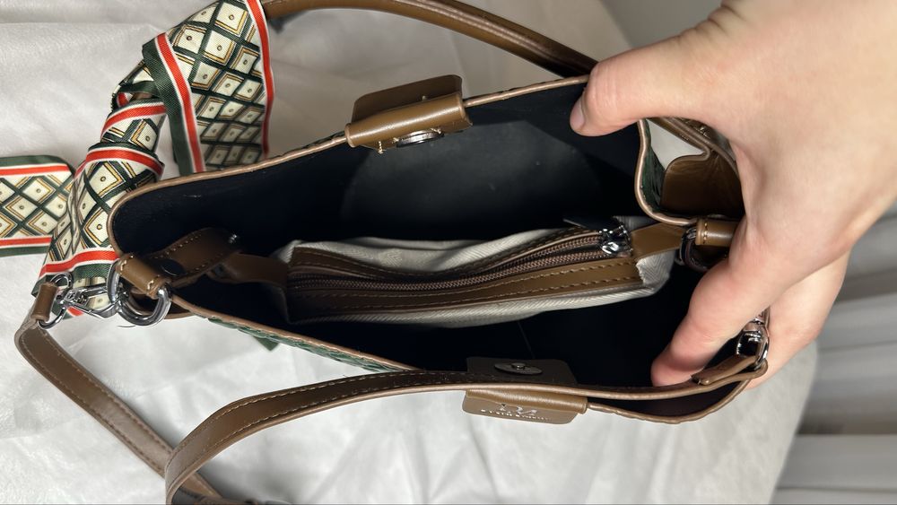 Сумка -відро з хустинкою