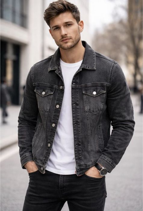 Жакет ждинсовий ZARA DENIM JACKET SIZE XL 44