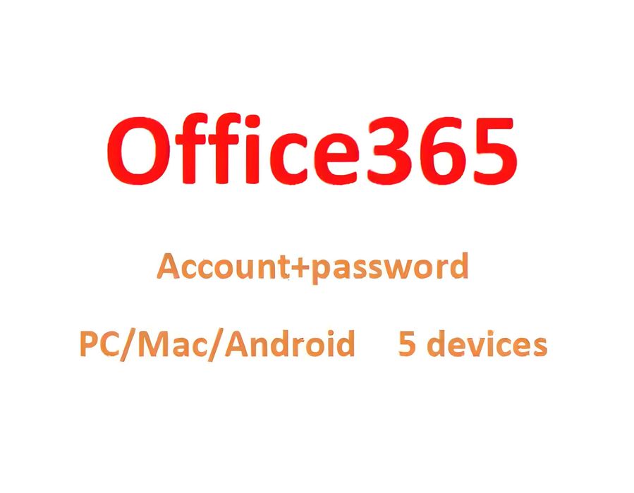 Ліцензія Microsoft Office 365 + 5 TB Хмарне сховище PC / MAC / Phone