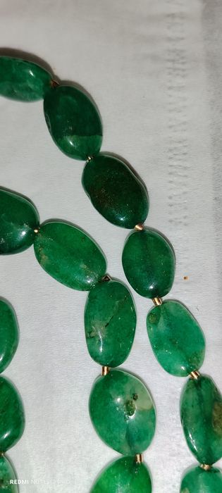 бусы с берилла,сердолика , Богемского озерносинего хрусталя