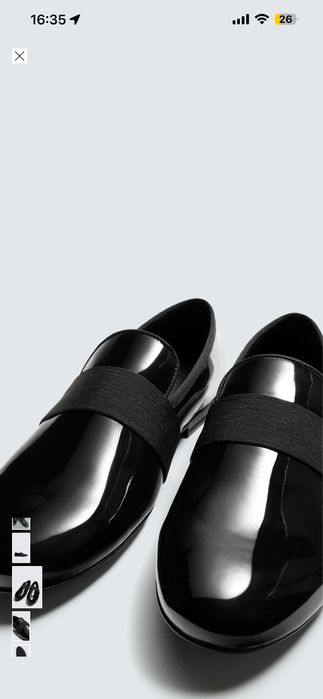 Чоловічі туфлі лофери Zara