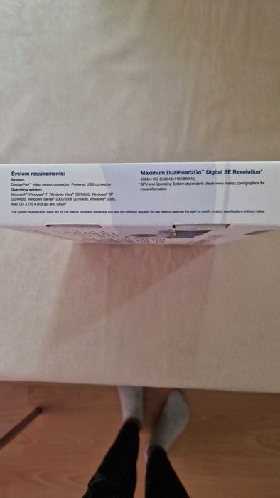 Nowy Matrox DualHead2Go D2G-DP2D-IF KFV91971