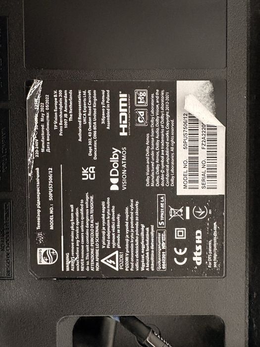 Smart телевізор Philips 50 дюймів