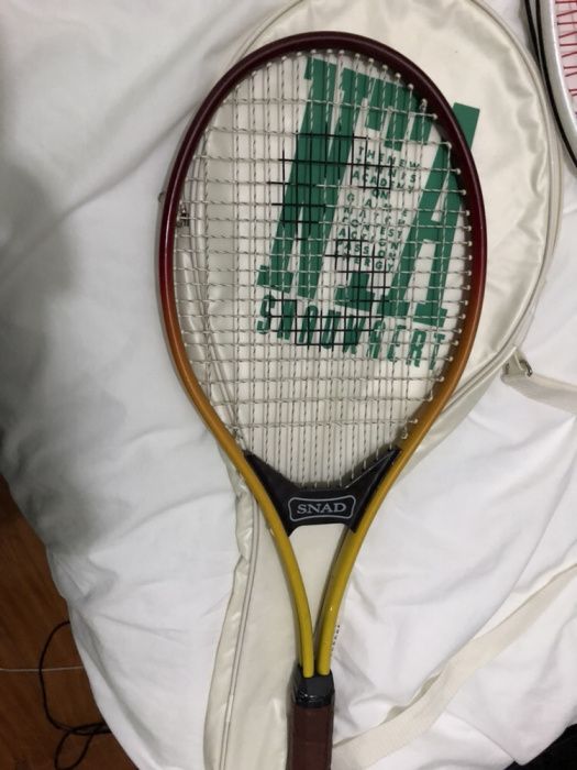Raquetes de tenis em fibra e aluminio