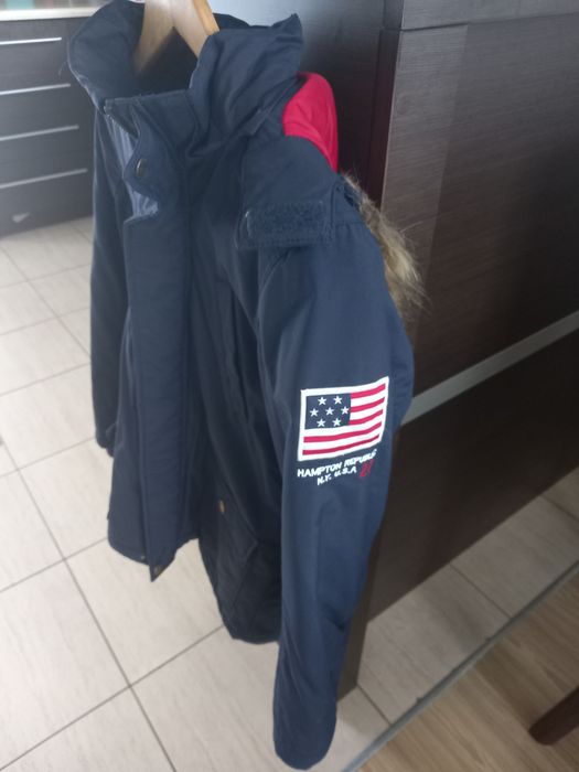 Kurtka zimowa parka r.146 hampton republic