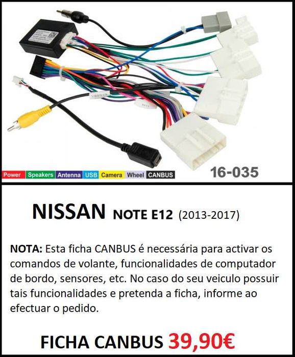 Rádio 2DIN • NISSAN • Note (2004 a 2017) • Android • E11 E12 [4+64GB]