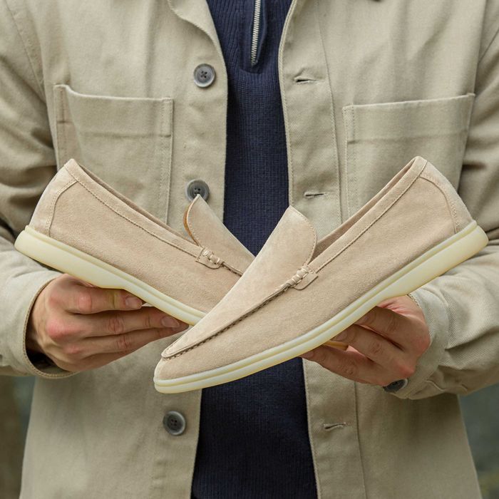 Лофери Loro Piana All Beige premium