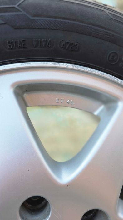 Диски легкосплавні r15 / et45 та шини літні Barum 195/ 65/ r15