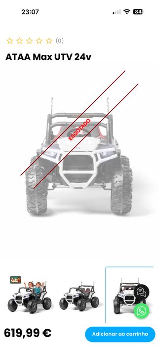 Jeep - Buggy - ATA MAX - branco