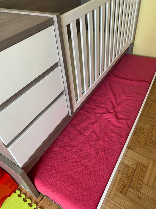 Cama evolutiva TRAMA combi cool (de berço a mobília de quarto)