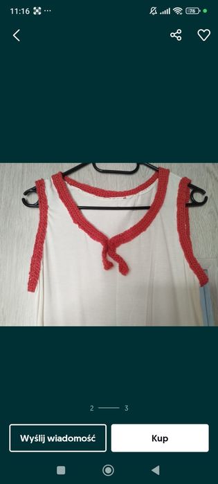 Bluzka na ramiączkach