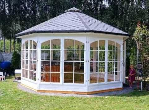 8-KĄTNA altana szklana 4m altana 4x4 altanka 5x5 altana ośmiokątna MO1