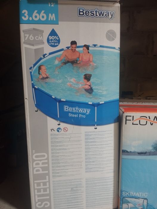 Basen Stelażowy Bestway 366x76 + Pompa SKIMATIC (Skimmer)