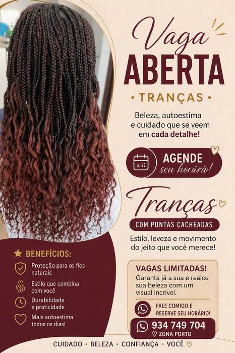 Tranças box braids