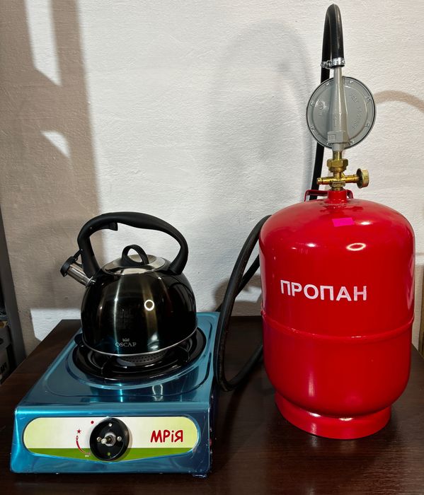 Соберем Комплект Газовая плитка с Балоном + Шланг + Редуктор