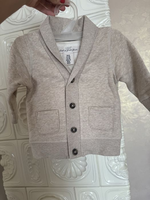 Дитячий кардиган H&M L.O.G.G., розмір 68 (4–6 міс.)