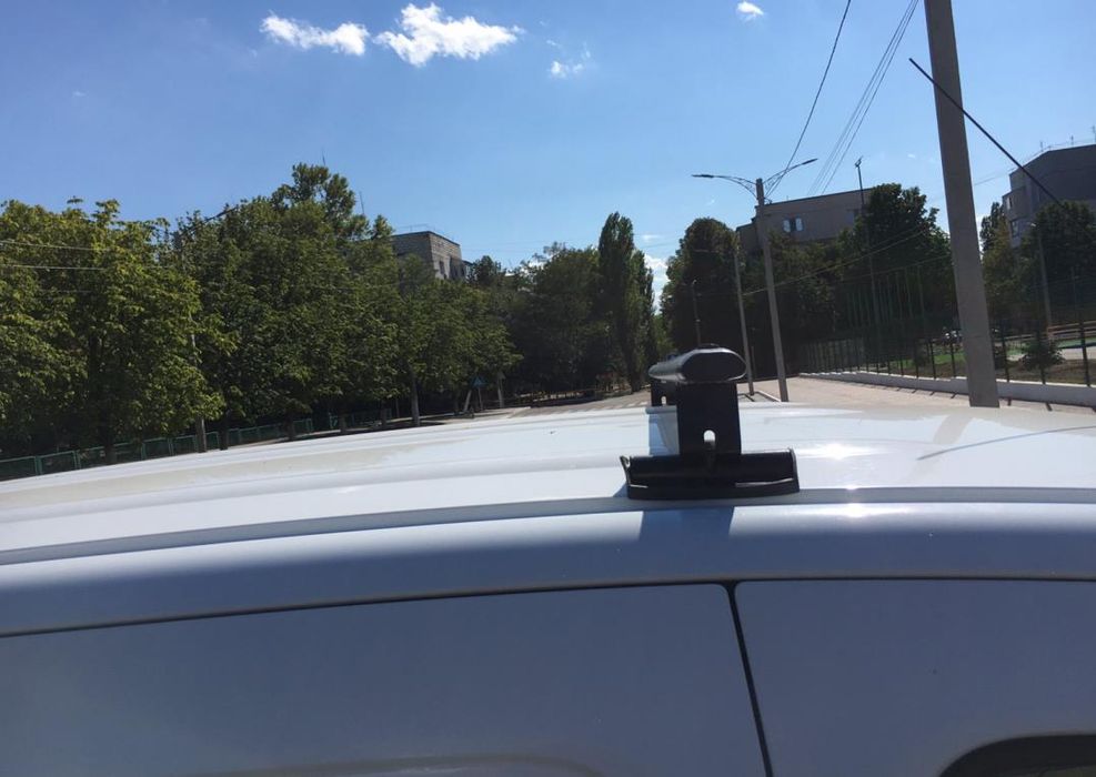 Новые Аэропоперечины Q9 - GC4 на крышу Рено Кенго в штатные места