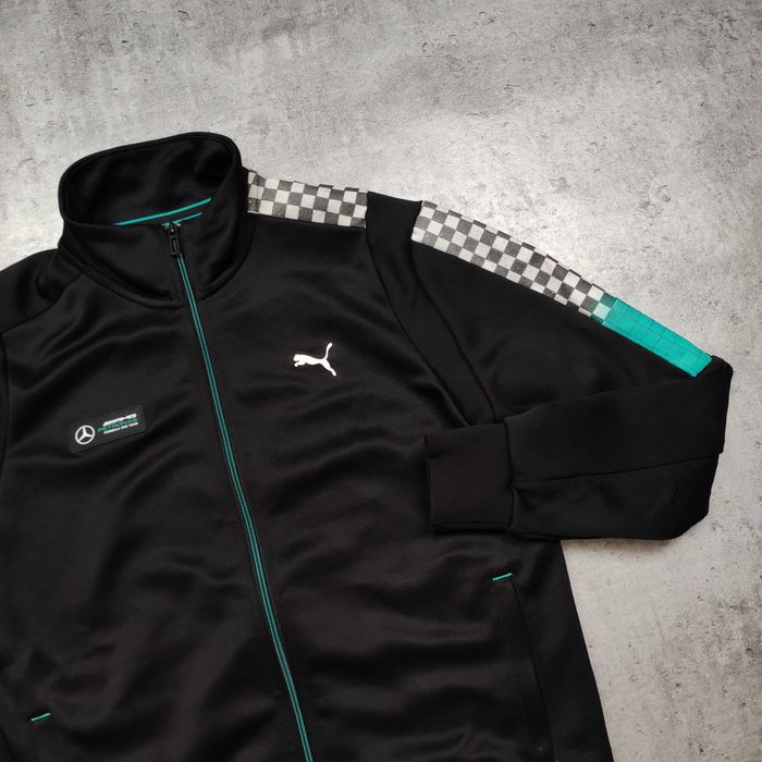 MĘSKA PREMIUM Bluza Racing Puma Mercedes Bena AMG Jak NOWA Rozpinana