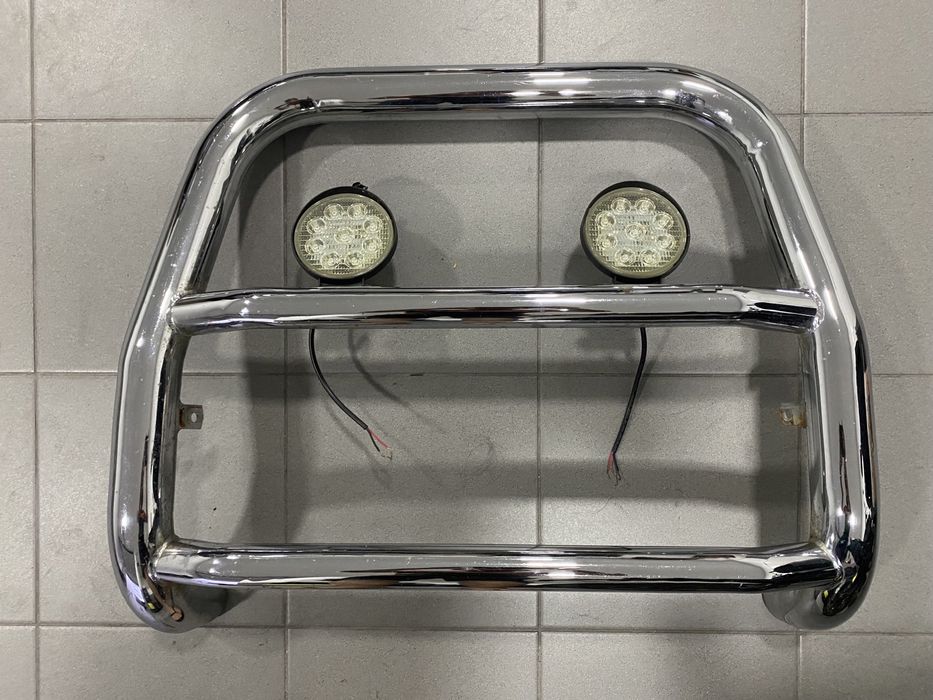 Mata-vacas ou bull bars cromado Suzuki Jimny 98-07