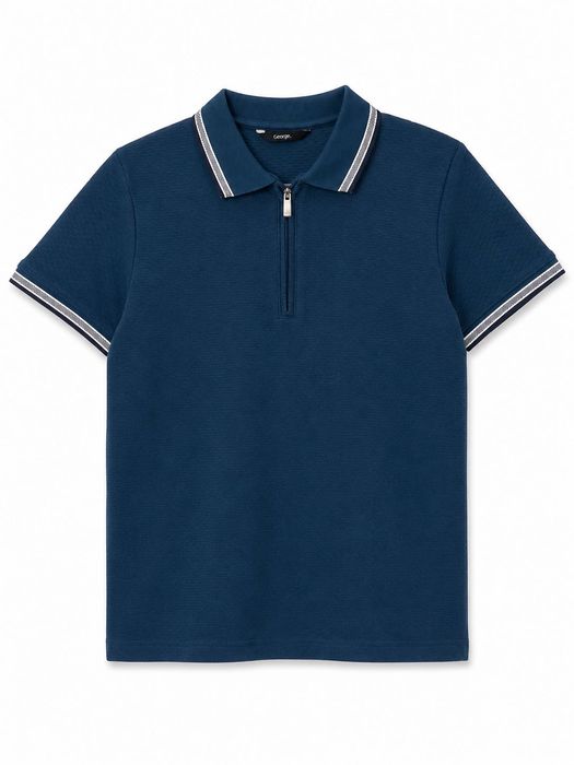 140 146 George koszulka polo z krótkim rękawem na zamek elegancka wizytowa