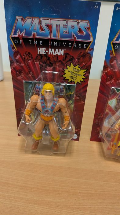 Masters of The Universe Conjunto de figuras  He-Man e She-ra