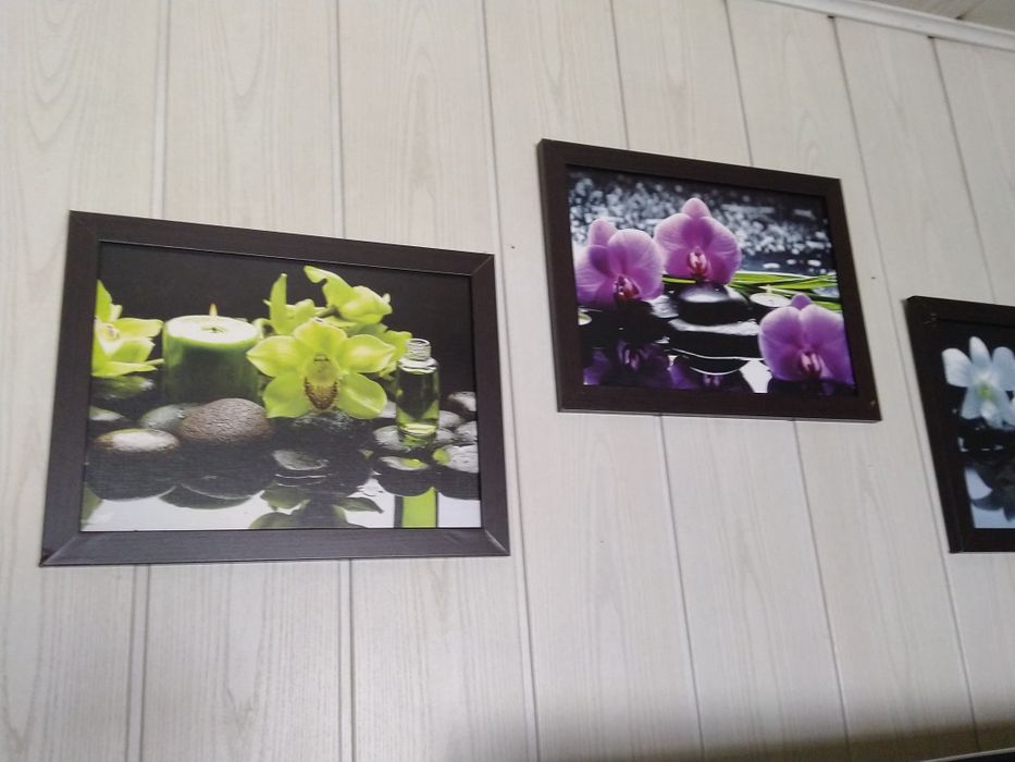 Obrazy obrazki tryptyk kwiaty