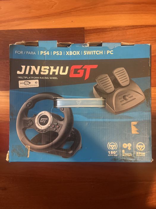 Volante com pedais Jinshu GT